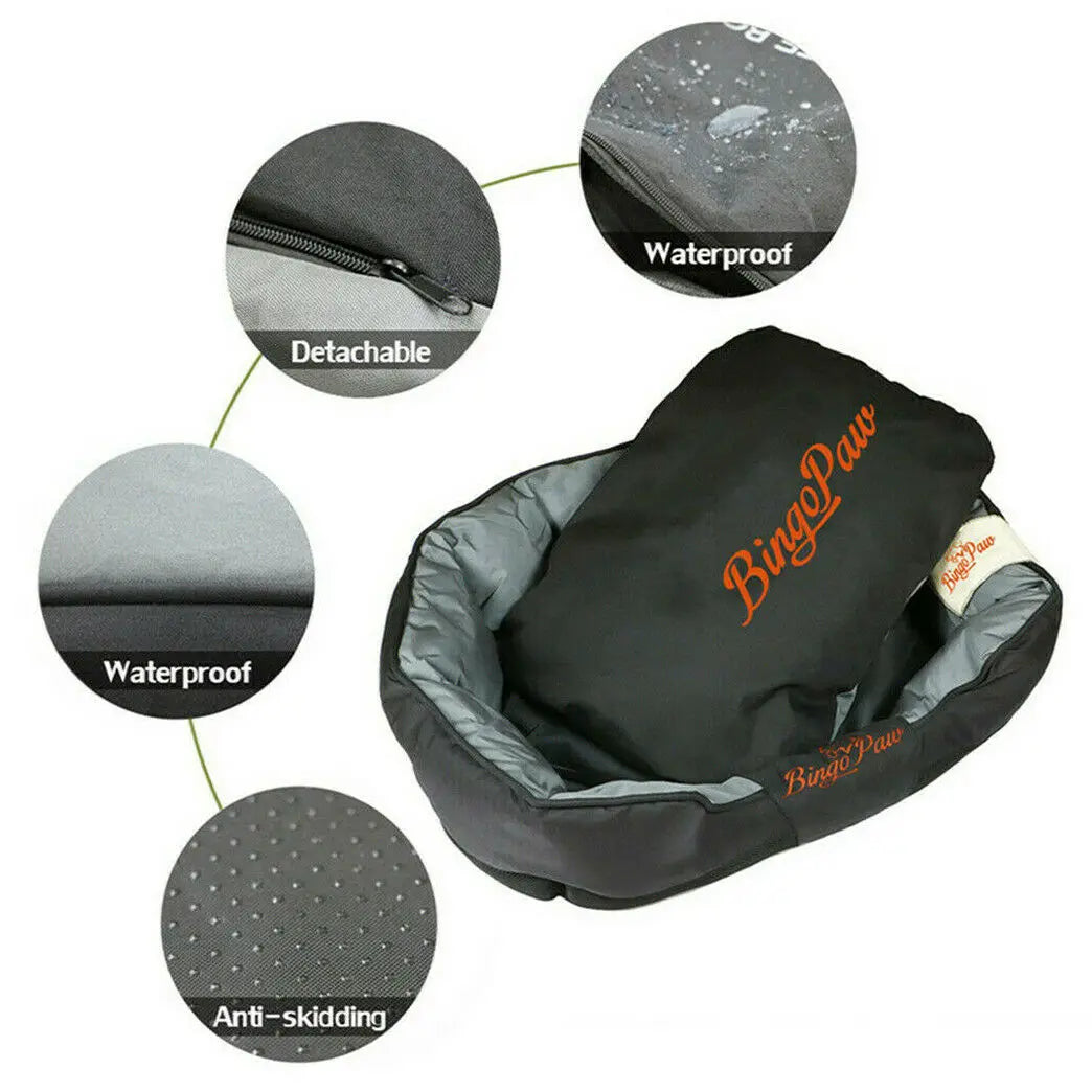 BINGOPAW Waterproof Orthopedic Dog Bed, Washable Sofa Bed