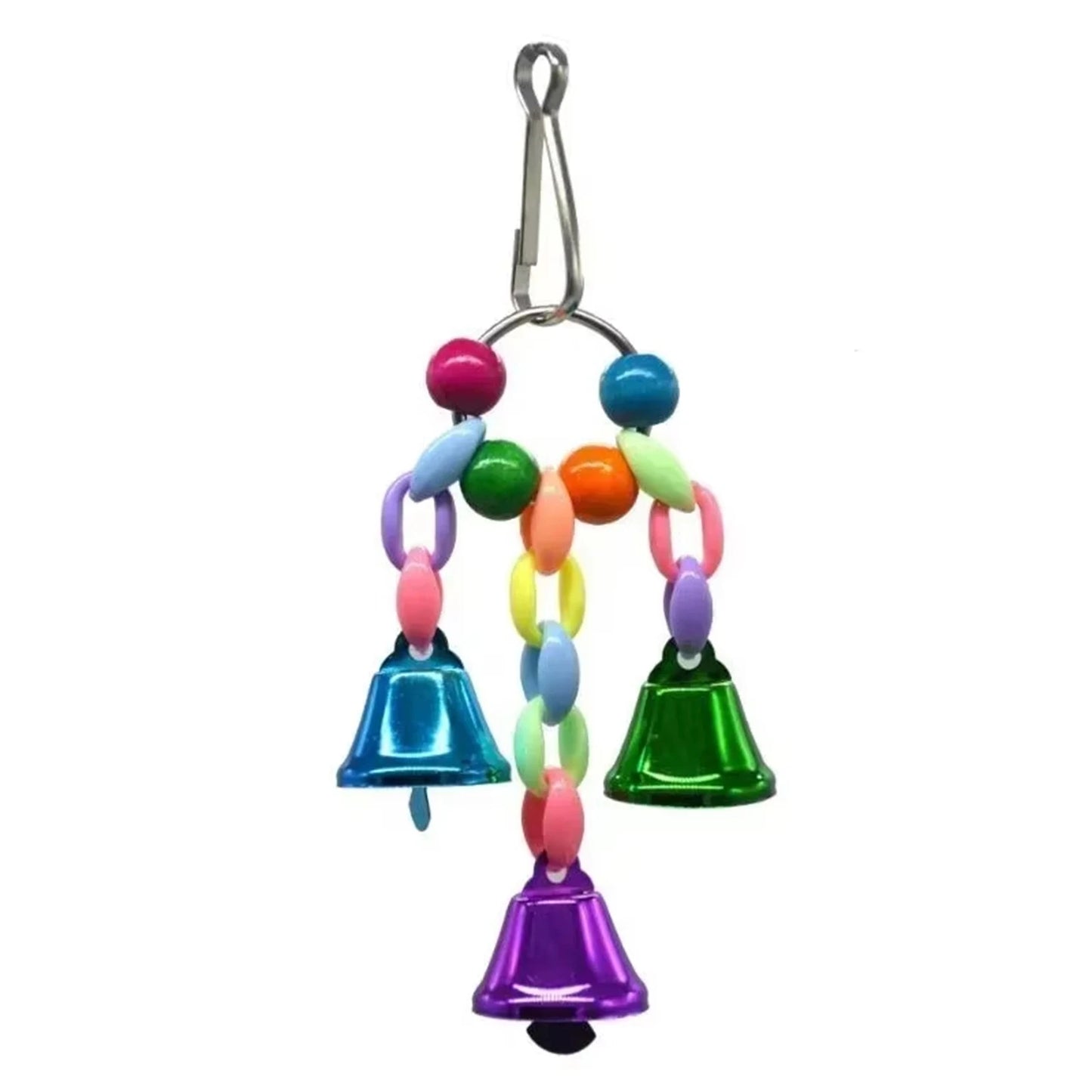 Natural Wooden Cage Hanging Rope Bird Toy For Conures Budgies Cockatiels