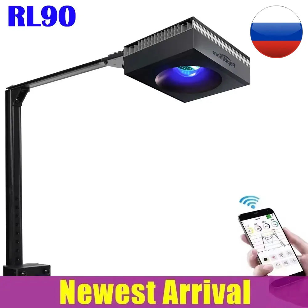 PopBloom Marine Aquarium LED Light 60W/100W For Reef Tanks