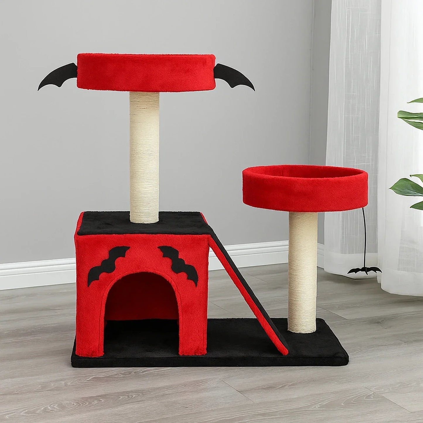 Gothic Cat Tree With Condo Perches Scratching Posts