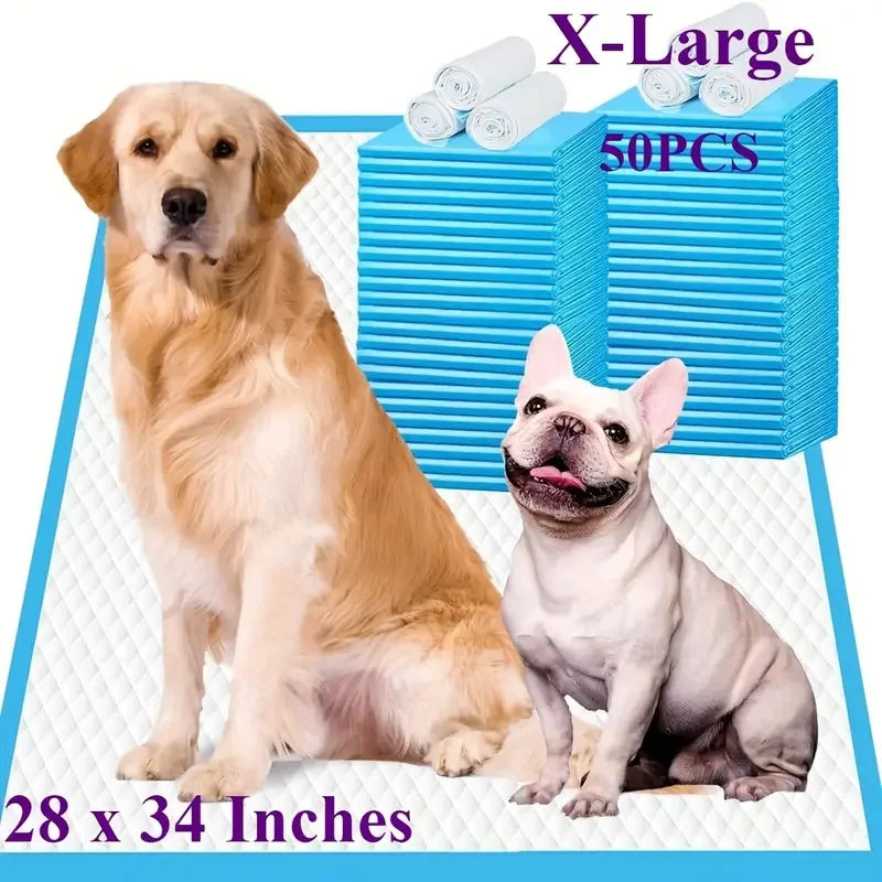None Large Dog Pee Pads Six Layer Absorbent Quick Dry
