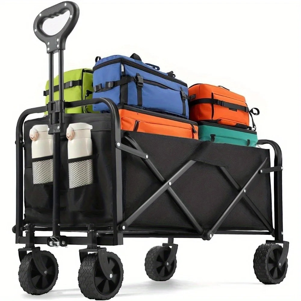 Heavy Duty Foldable Wagon Cart Portable Utility Wagon
