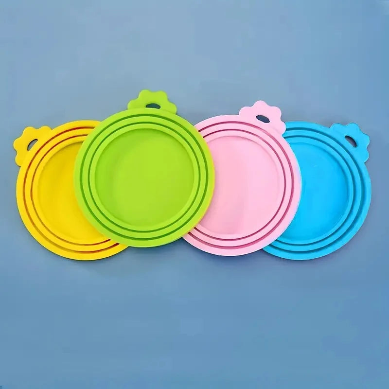 Reusable Silicone Pet Can Lid BPA Free Keeps Food Fresh