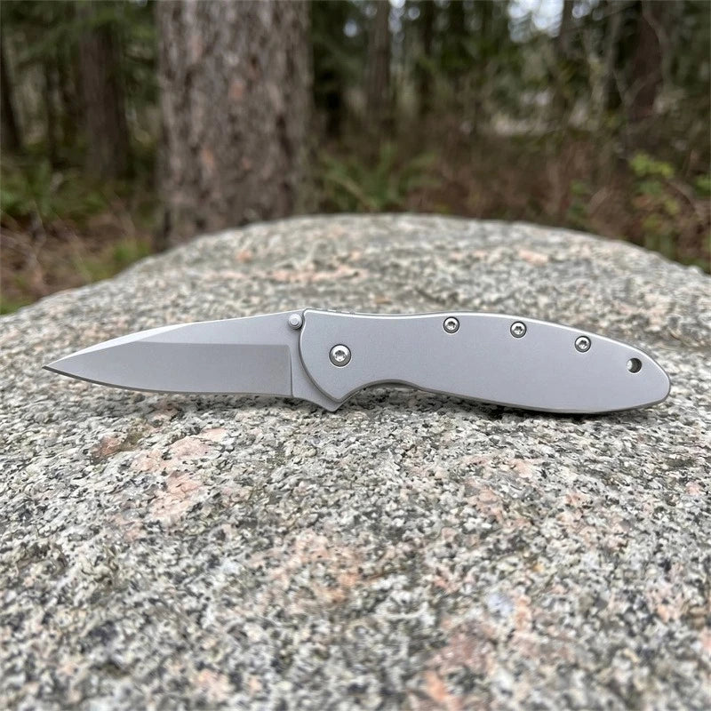 Ken 1660 Folding Knife Multi-color Pocket Knife Multifunctional EDC Lightweight Knife Durable Suitable for Camping Fishing Tools