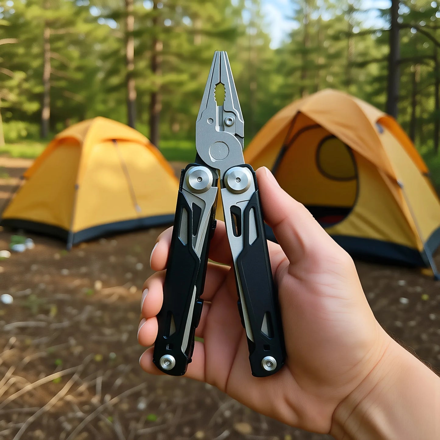 27 In 1 Multitool Pliers Stainless Steel Survival Tool Camping Fishing Hiking