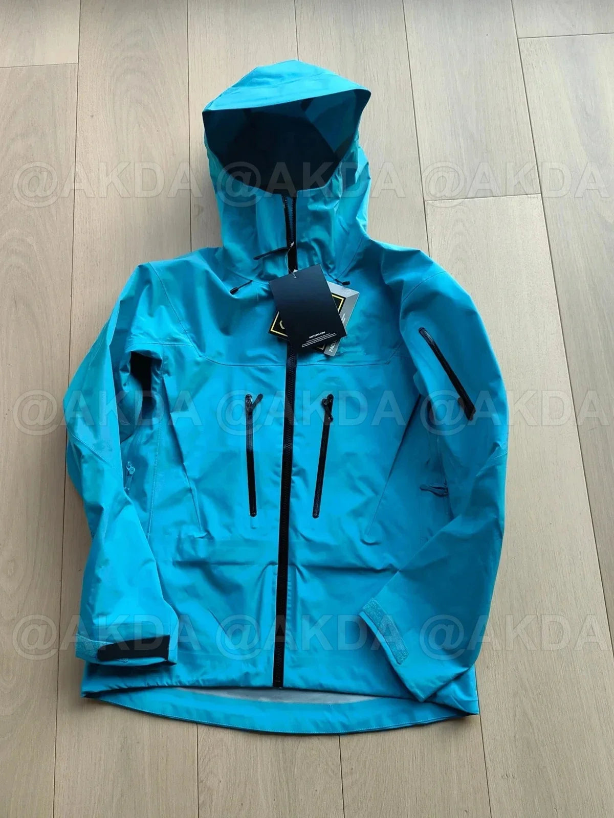 Three Layer Waterproof Windbreaker Jacket Unisex Camping Hiking