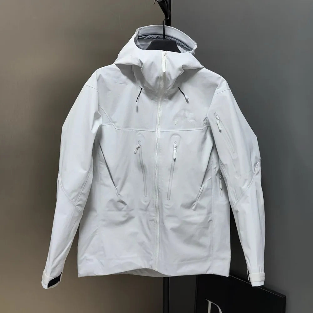Three Layer Waterproof Windbreaker Jacket Unisex Camping Hiking