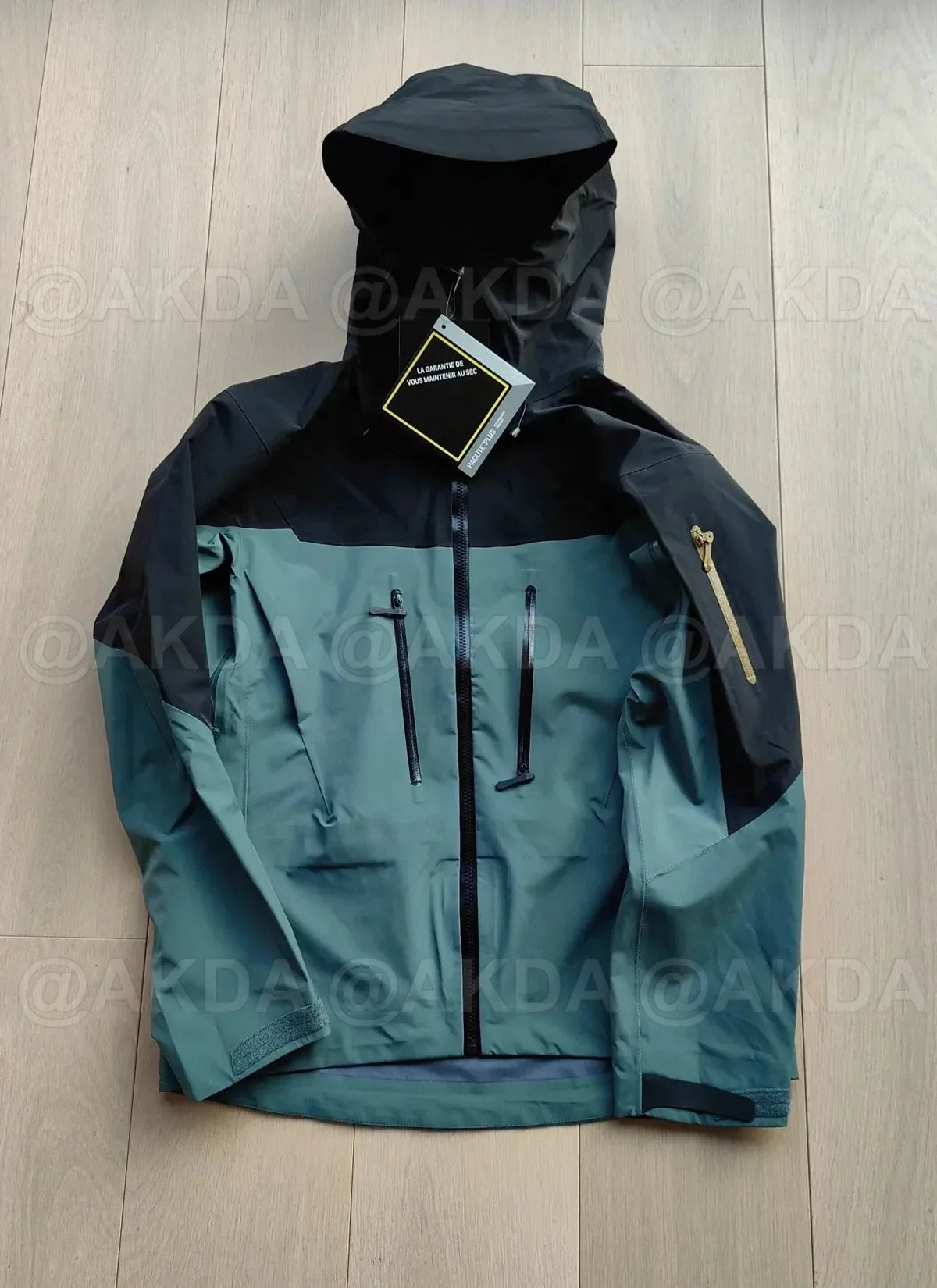 Three Layer Waterproof Windbreaker Jacket Unisex Camping Hiking