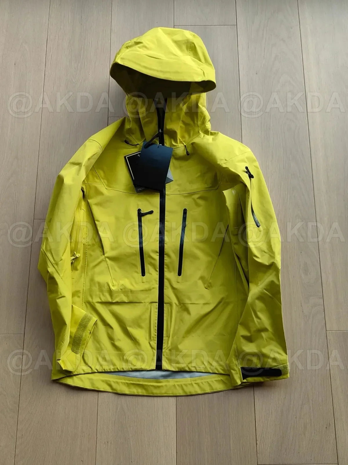 Three Layer Waterproof Windbreaker Jacket Unisex Camping Hiking