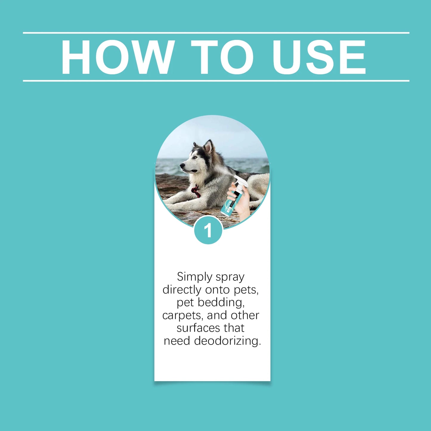 YEGBONG Pet Deodorant Spray For Odor Removal And Pet Health Care