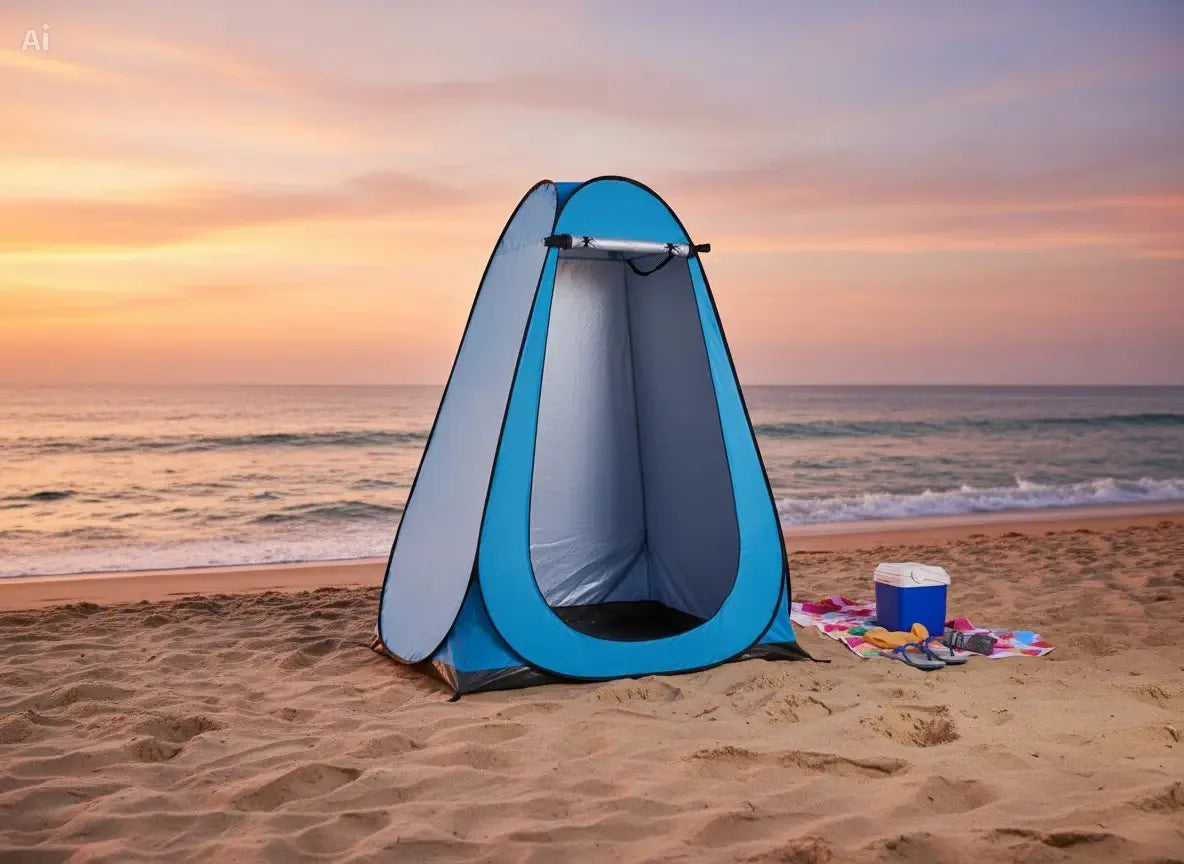 Pop Up Privacy Shower Tent Two Person Portable Shower Enclosure