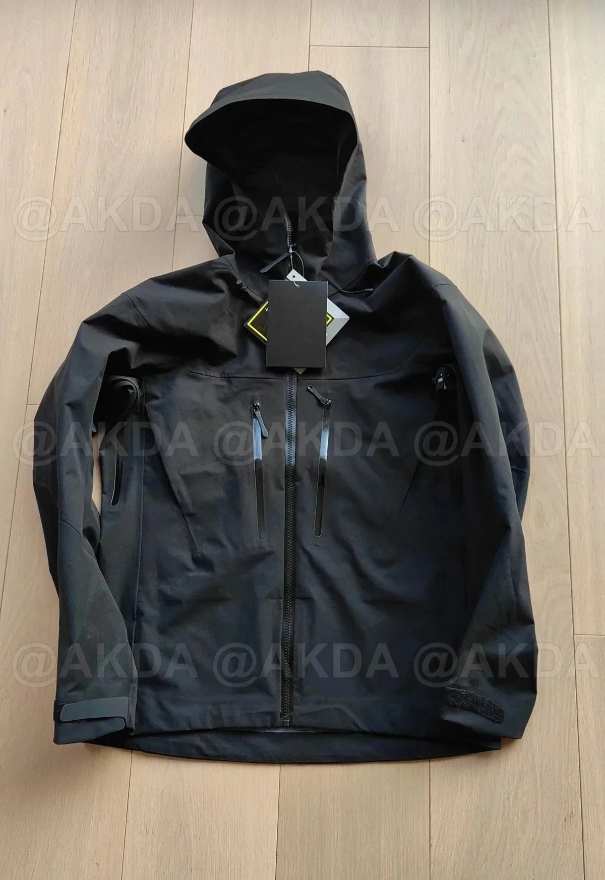 Three Layer Waterproof Windbreaker Jacket Unisex Camping Hiking