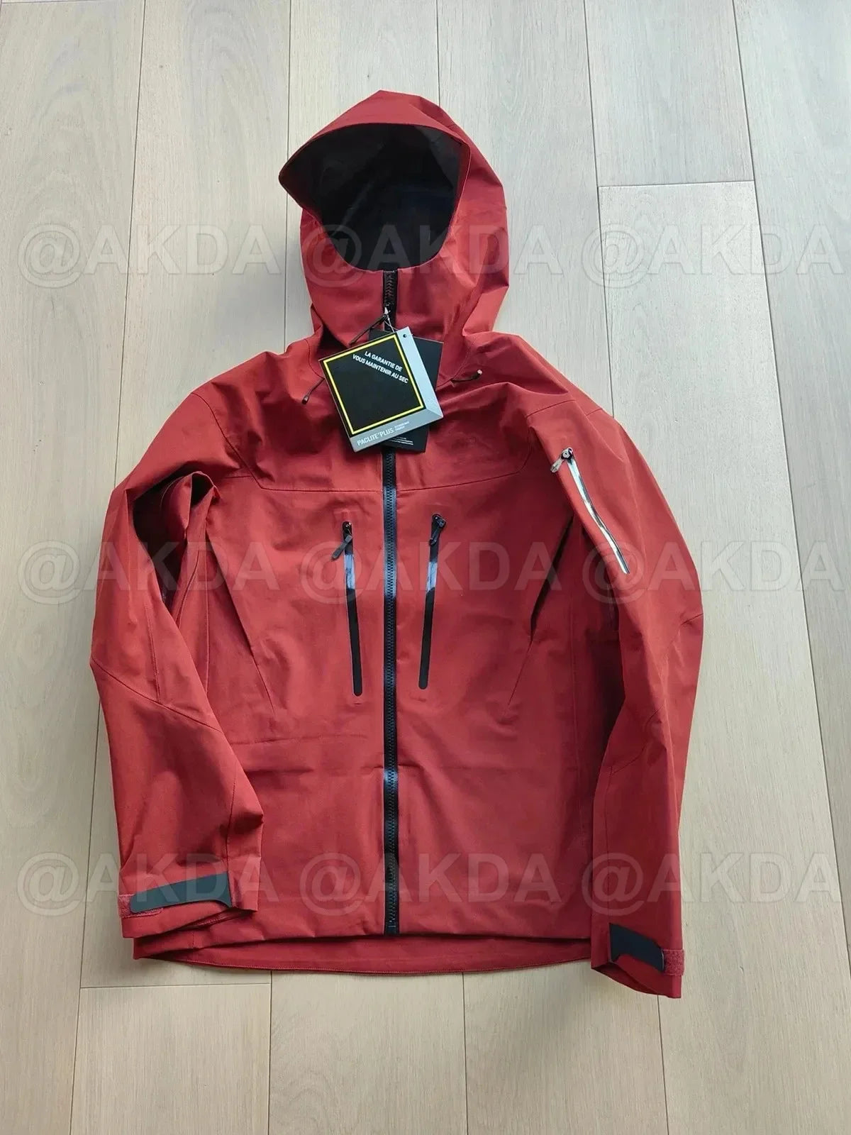 Three Layer Waterproof Windbreaker Jacket Unisex Camping Hiking