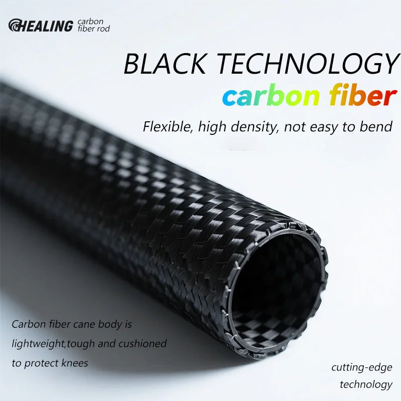 OKHEALING Ultralight Carbon Fiber Foldable Trekking Poles