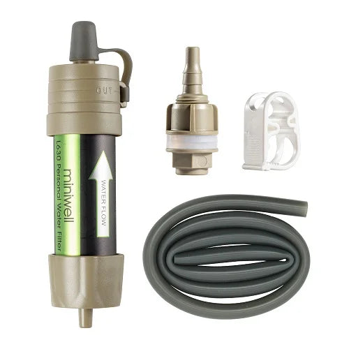Miniwell Portable Camping Water Filter System 2000 Liters Capacity