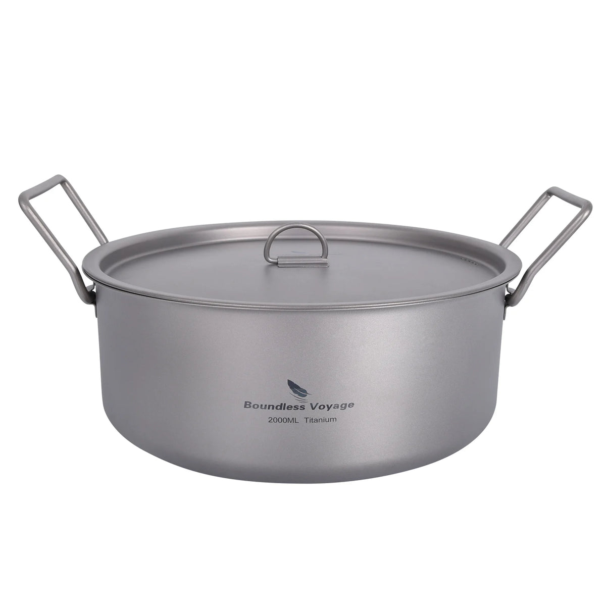 Boundless Voyage Titanium Outdoor Cooking Pot With Lid