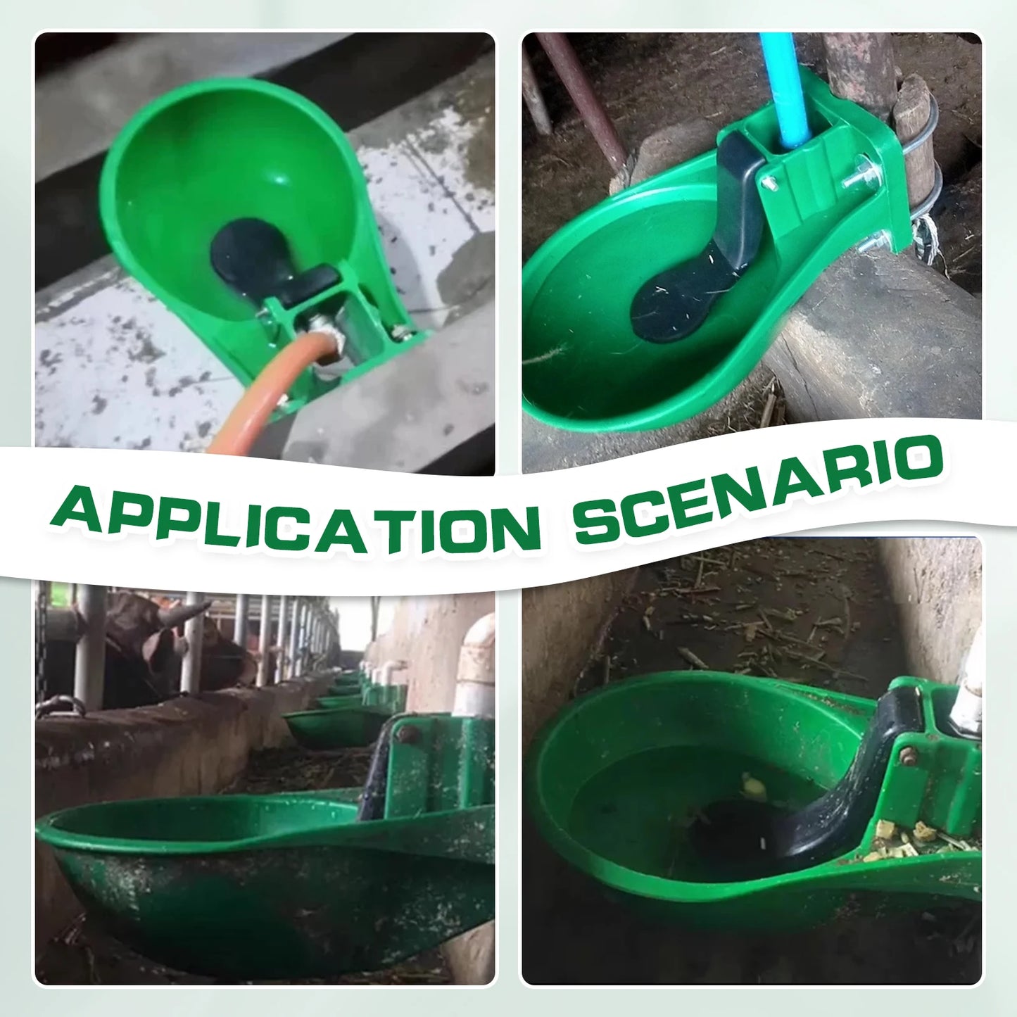 Automatic Livestock Waterer Bowl ABS Material for Farm Animals
