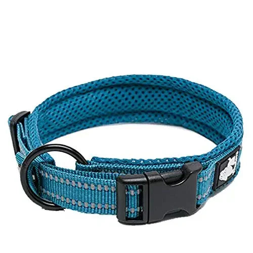 TrueLove Dog Collar Nylon Adjustable Padded Reflective Training TLC5011
