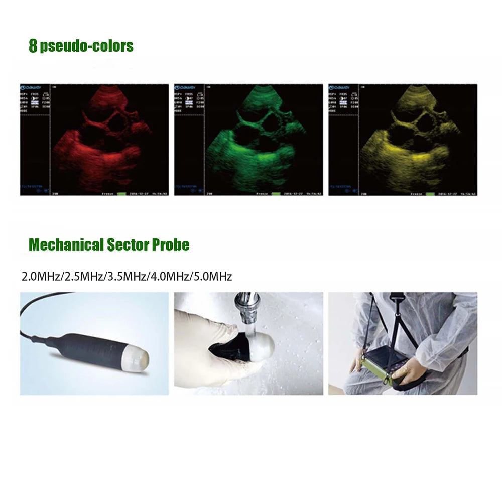 DAWEI Portable Veterinary Ultrasound Scanner For Pregnancy Testing