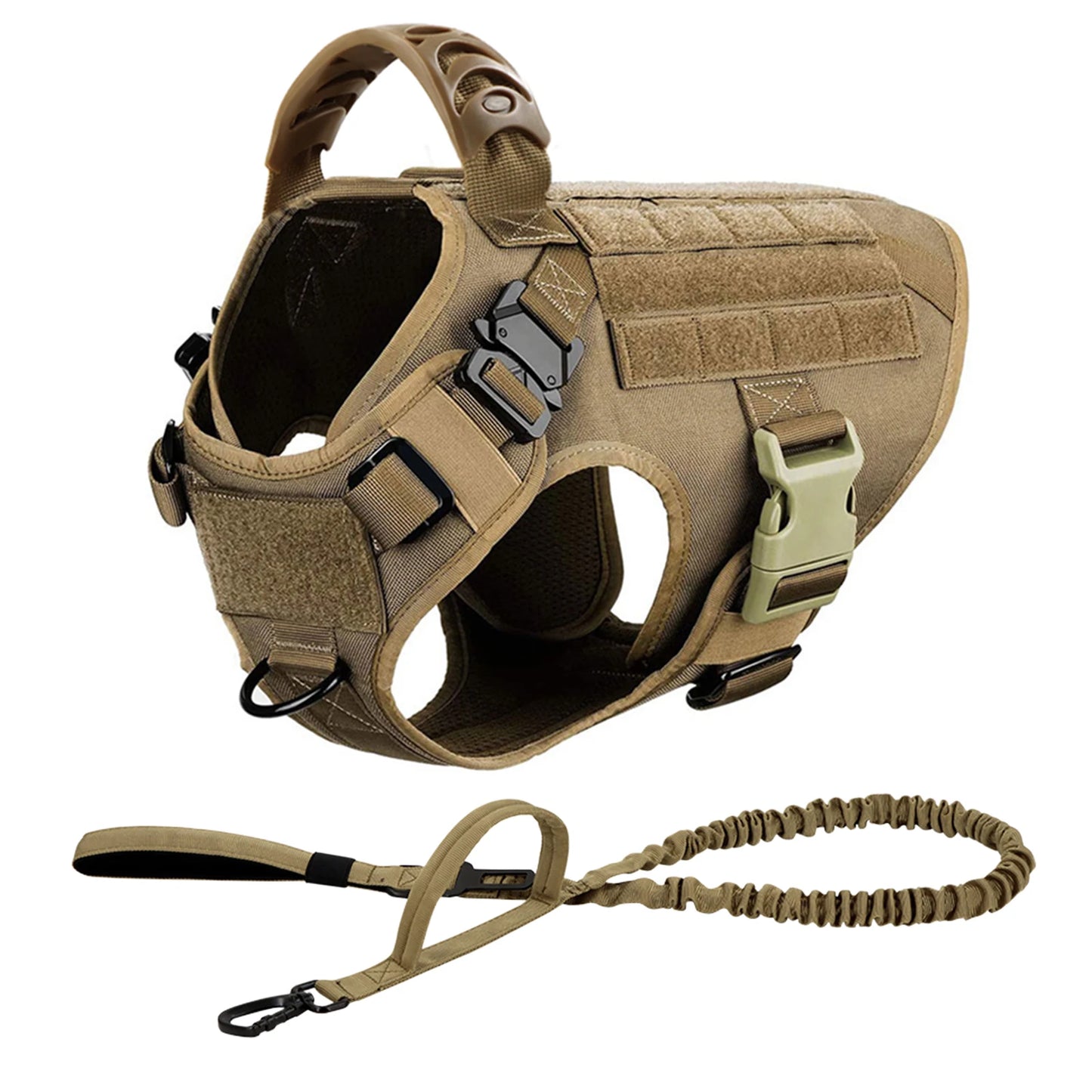 PETRAVELCN Nylon Dog Harness And Leash Set With Quick Release Vest