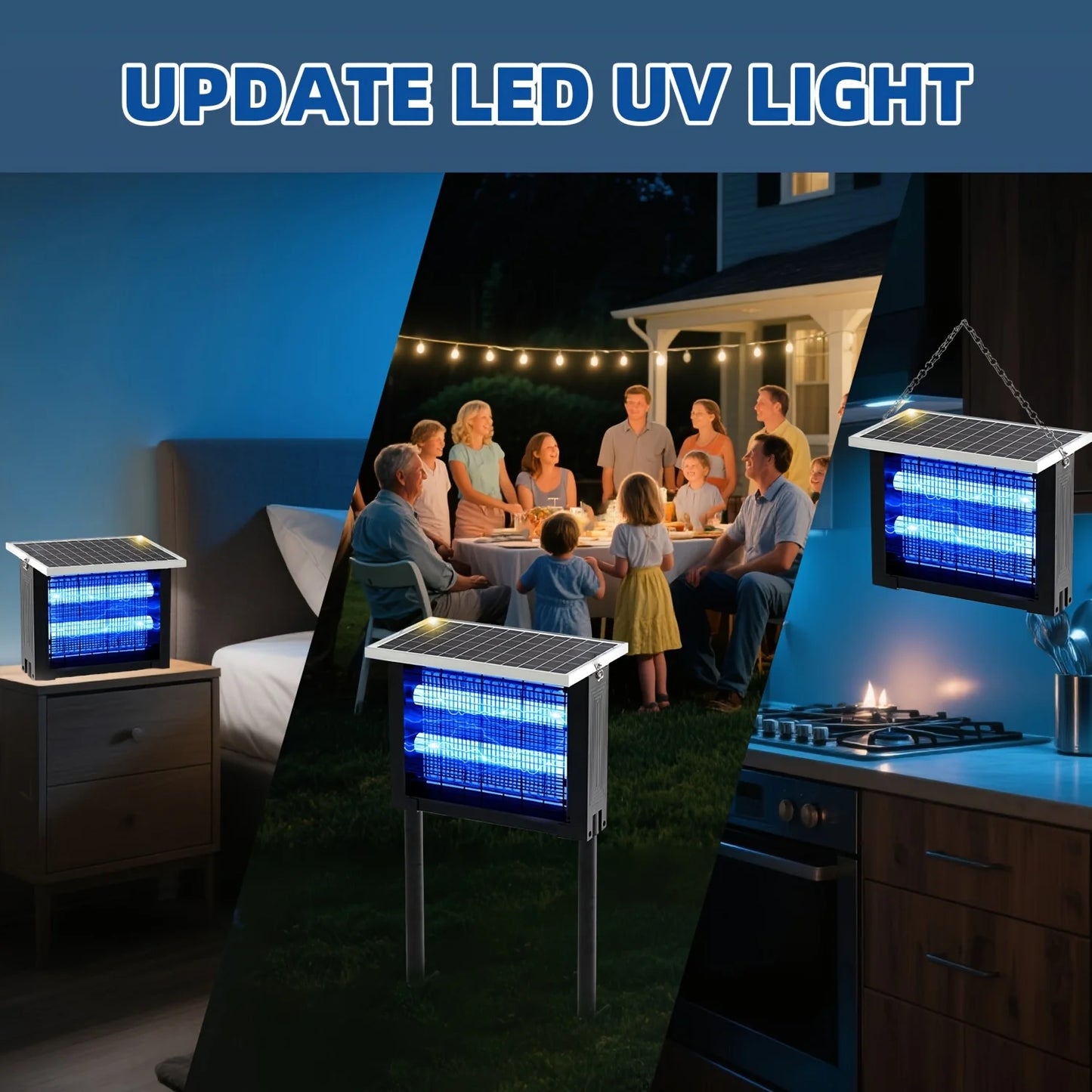 Powerful Solar Bug Zapper For Outdoor Mosquito Control
