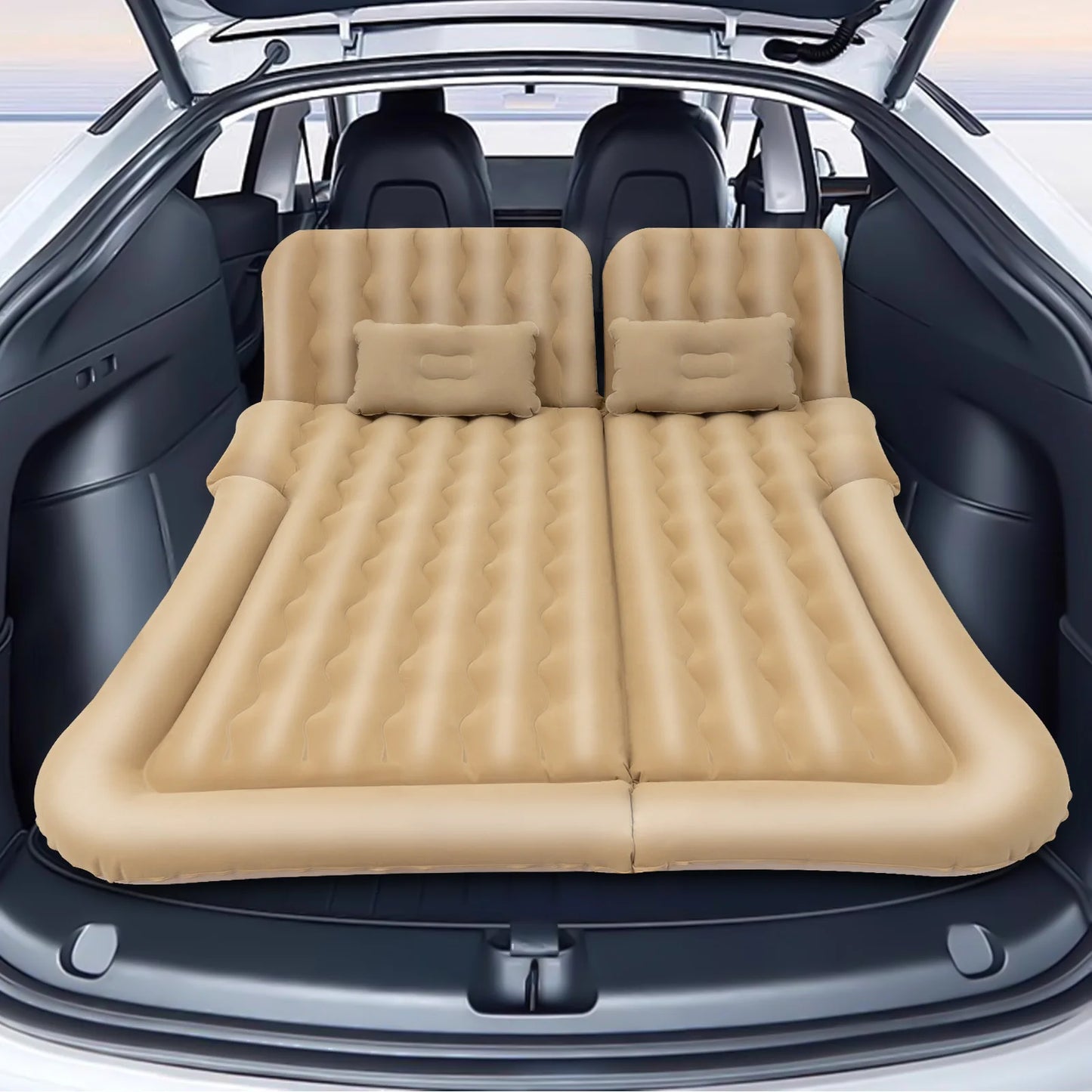 Universal Foldable Inflatable Bed With Pump And Pillow For Car