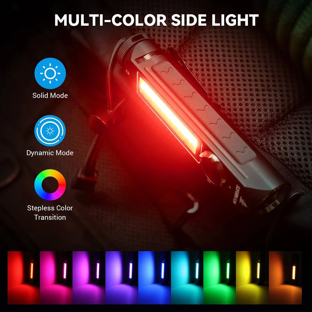 Sofirn IF24 2000 Lumen RGB Rechargeable Aluminum Tactical Flashlight