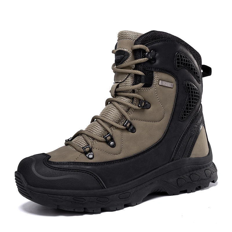 Louis Kadhr Mens Hiking Boots Waterproof Breathable Adventure Footwear