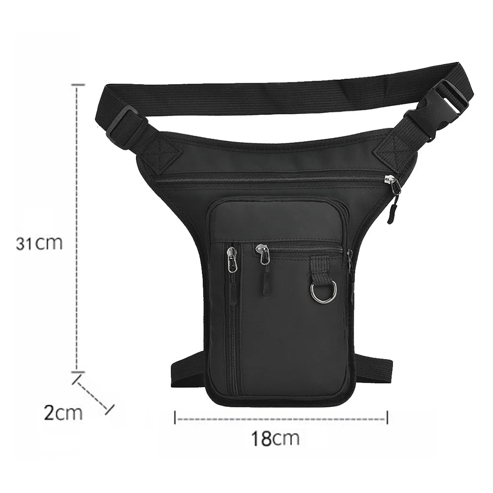 Tactical Motorcycle Leg Bag Waterproof Fanny Pack For Travel