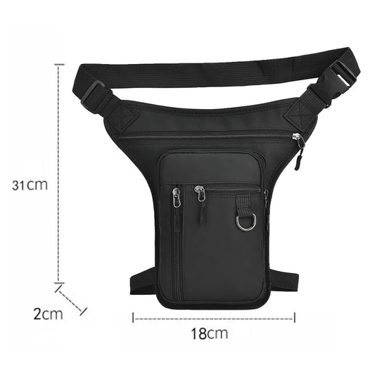 Tactical Motorcycle Leg Bag Waterproof Fanny Pack For Travel