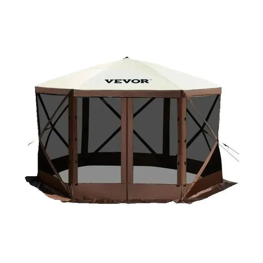 SucceBuy Pop Up Camping Gazebo Shelter Six Sided Canopy