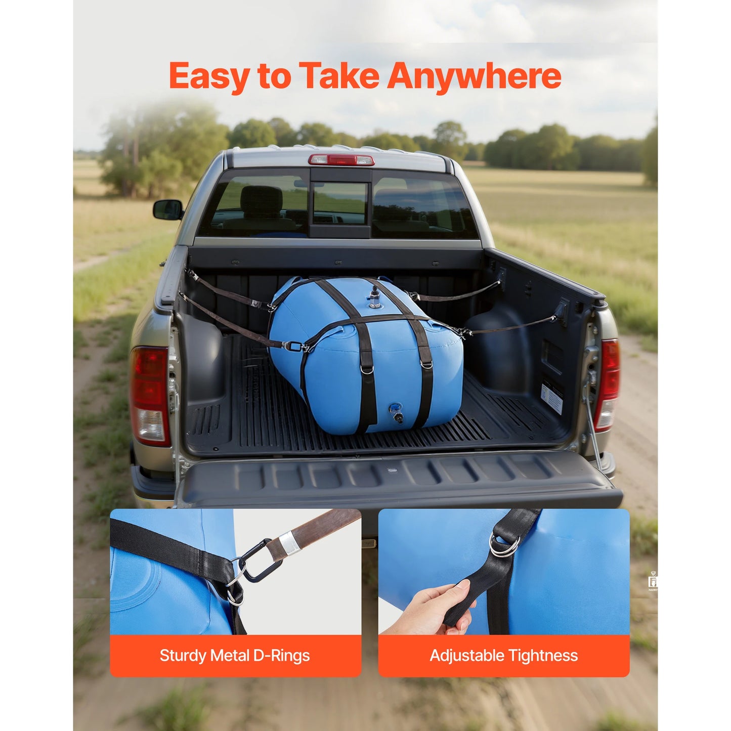 SucceBuy Water Storage Bladder TPU Water Bag For Camping