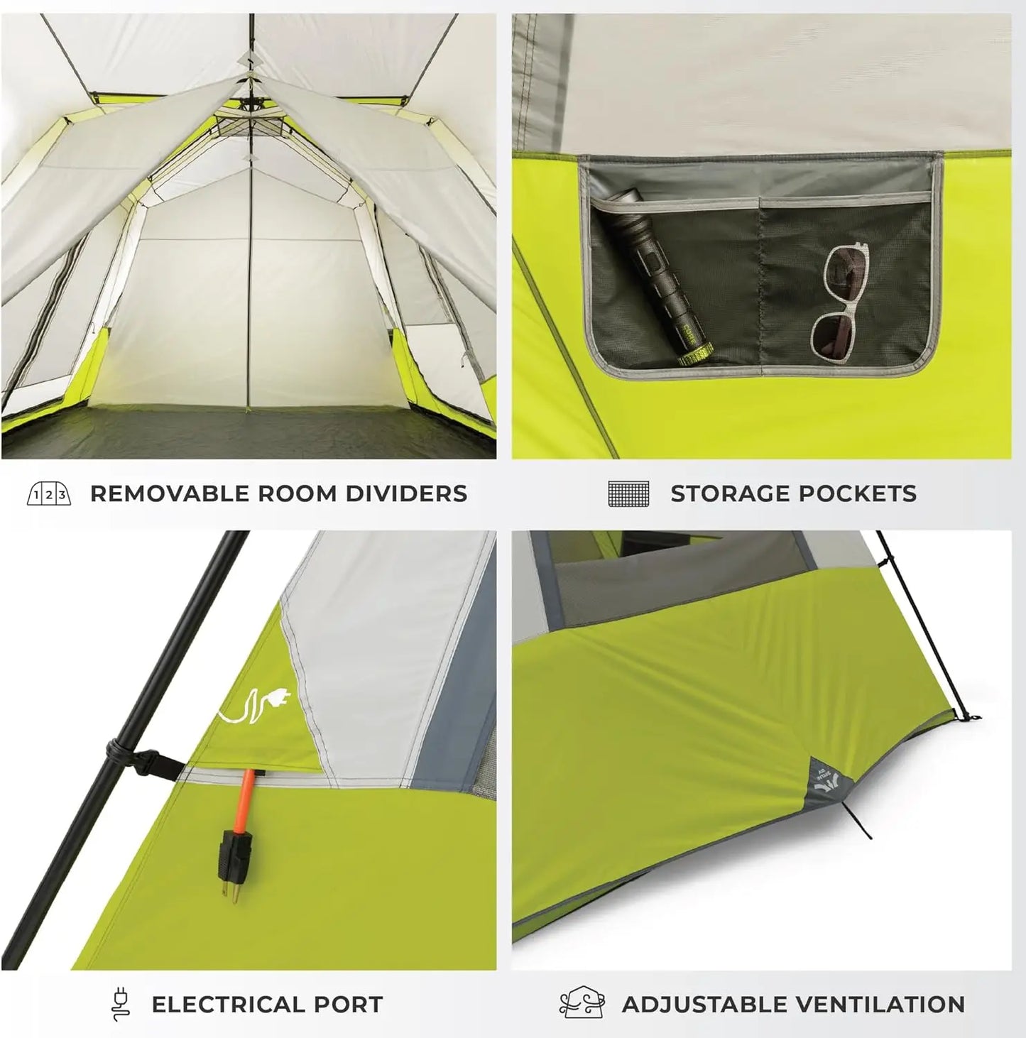 Core Instant Cabin Tents For Family Outdoor Camping
