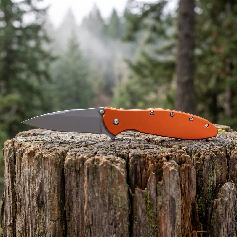 Ken 1660 Folding Knife Multi-color Pocket Knife Multifunctional EDC Lightweight Knife Durable Suitable for Camping Fishing Tools
