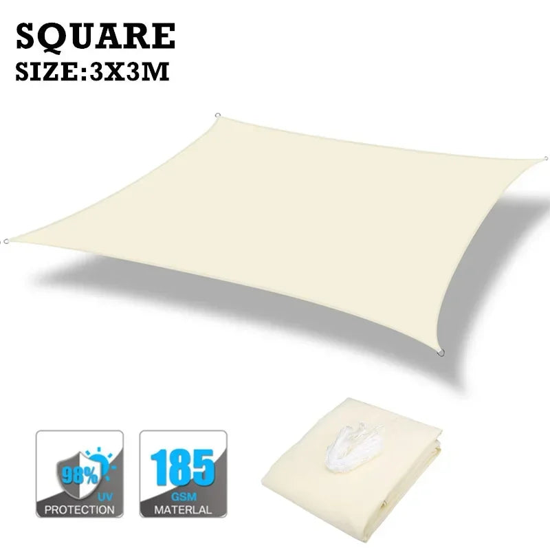 Waterproof Sunshade Sail For Outdoor Patio Pool Garden Shade