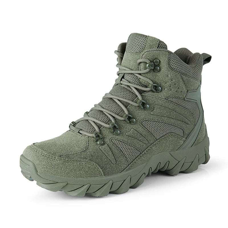 PHERON CN Upgraded Combat Training Boots For Outdoors Hiking Shoes Men