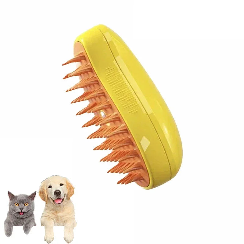 Cat Dog Steam Brushing 3 In 1 Electric Grooming Tool