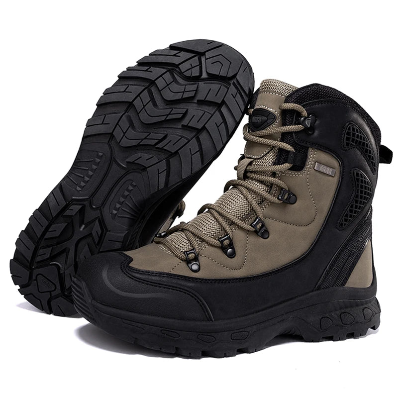 Louis Kadhr Mens Hiking Boots Waterproof Breathable Adventure Footwear