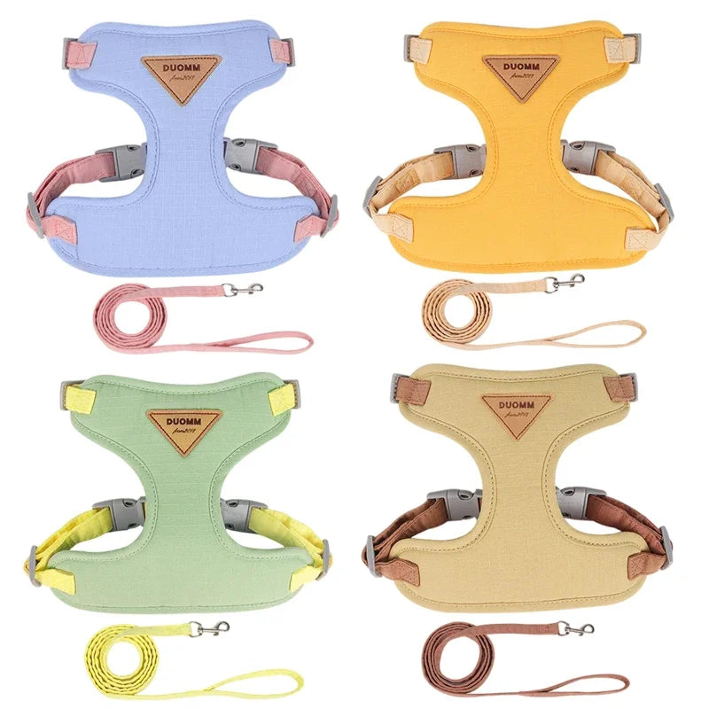 Breathable Puppy Harness And Leash Set For Small And Medium Dogs And Cats