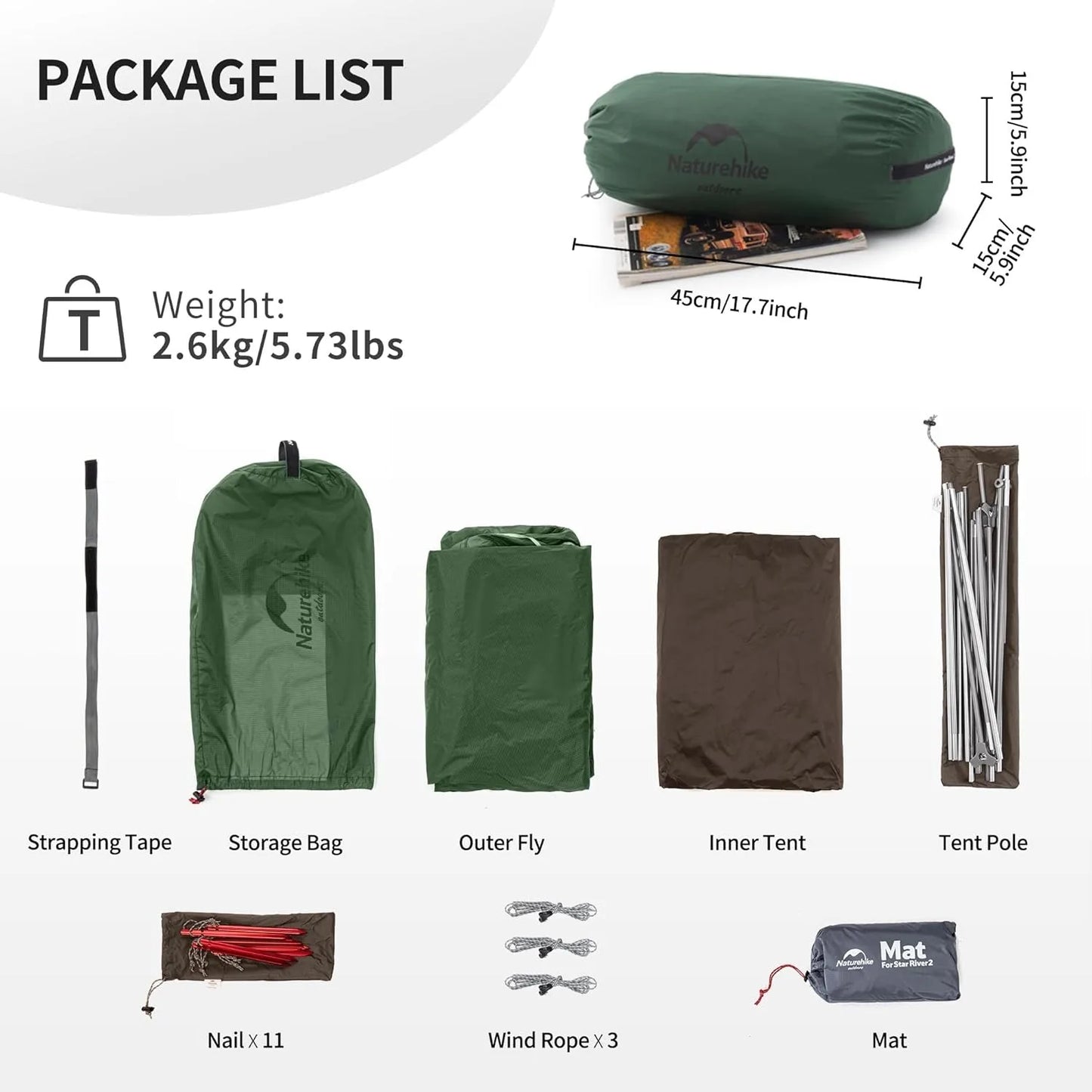 Naturehike Ultralight Waterproof Four Season Camping Tent