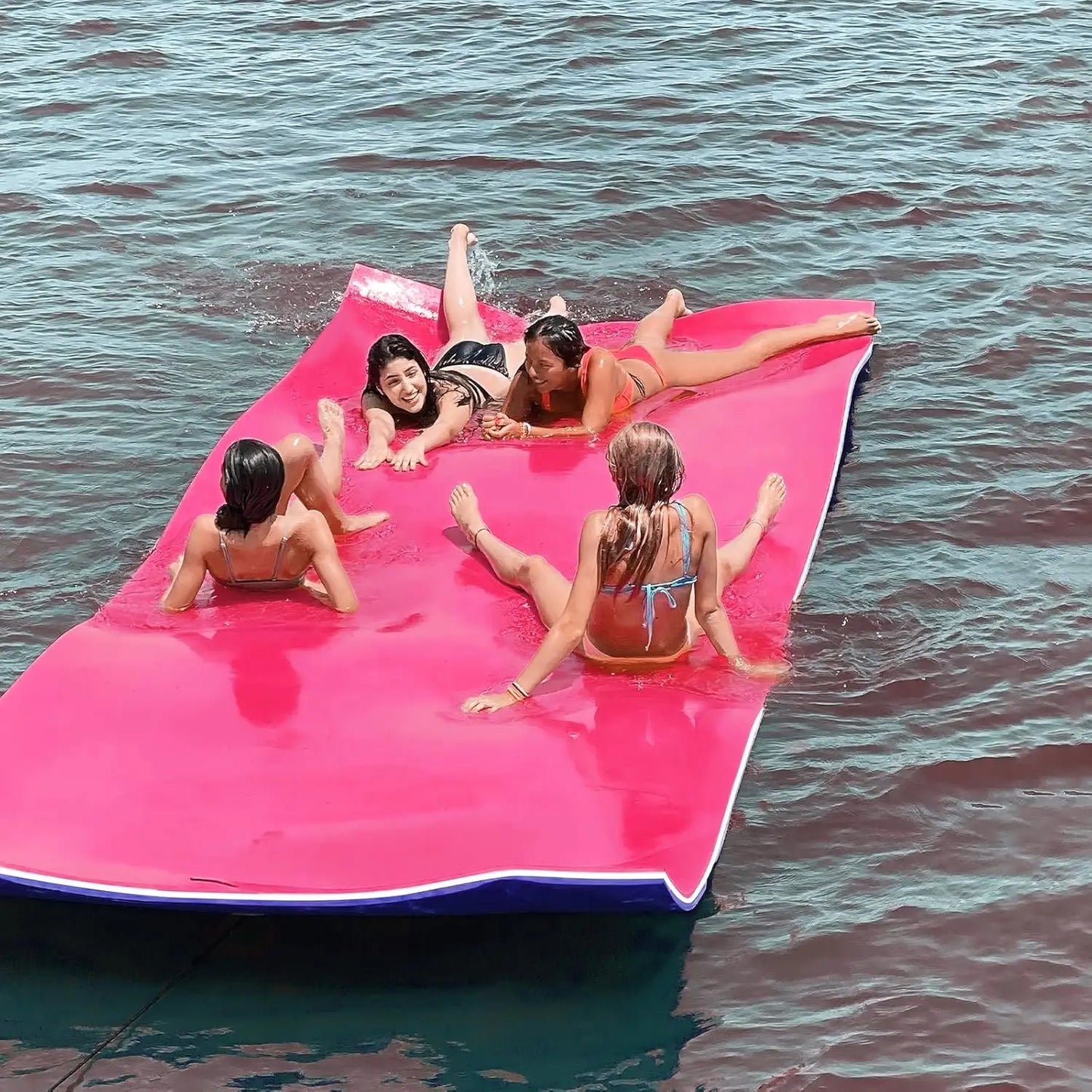 Lily Pad Floating Mat, 3 Layers Foam Floating Water Mat for Lake & Pool, Float Pad Swim Mat Water Matt, Custom