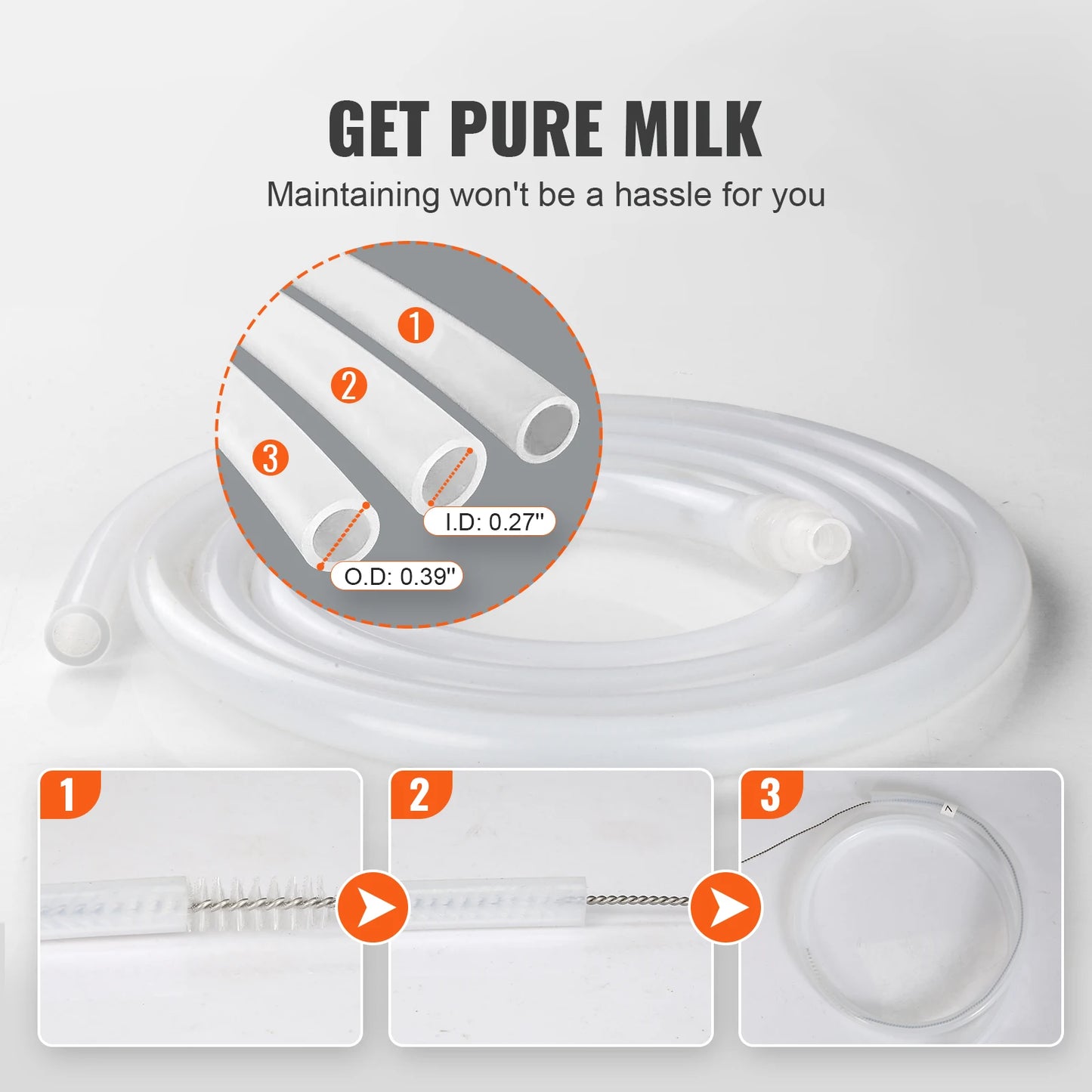 SucceBuy Goat Milking Machine Stainless Steel Bucket Electric Pulsation