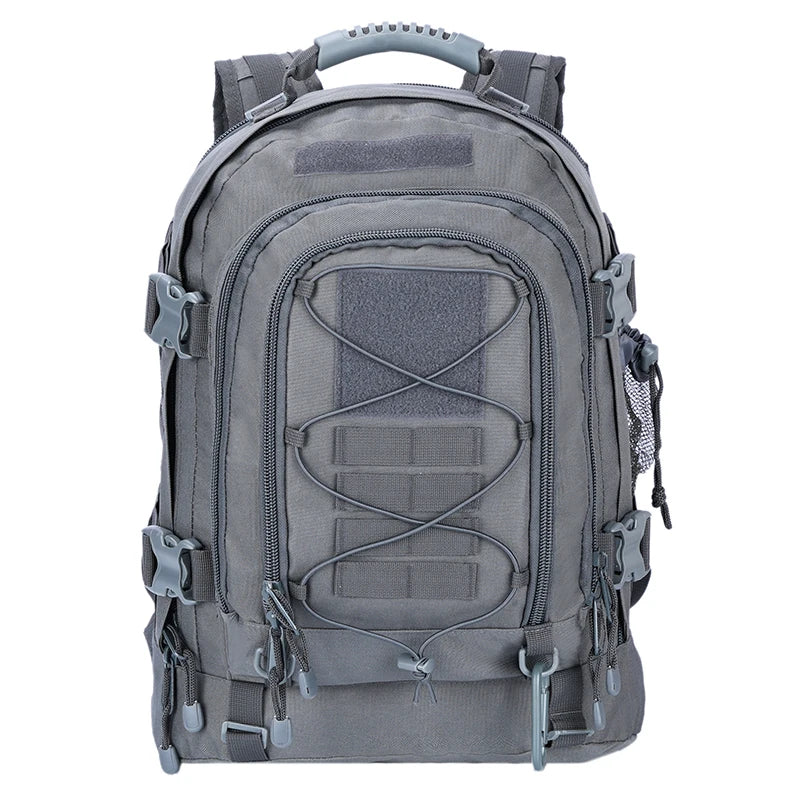LQARMY 65L Outdoor Tactical Backpack Men's Outdoor Hiking Bag Large Capacity Military Army Bags Travelling Camping Rucksack