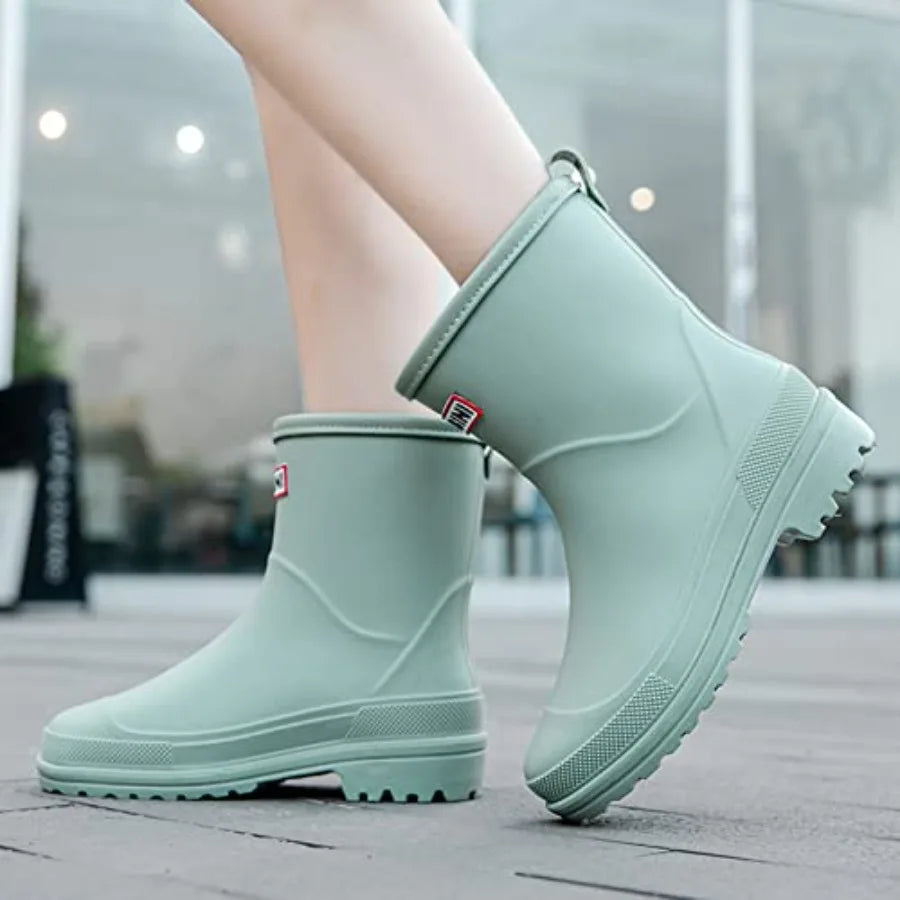 Nutropa Waterproof Rain Boots For Women Anti Slip Garden Shoes