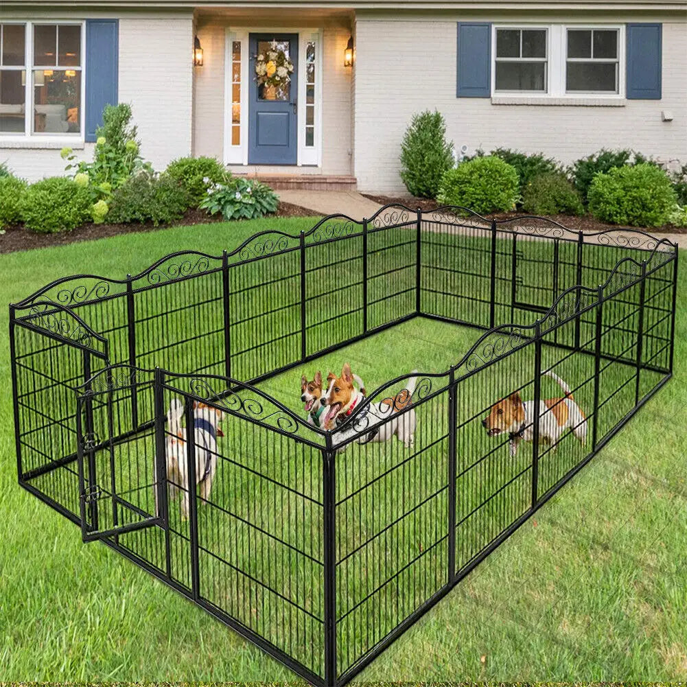 BINGOPAW Dog Playpen Heavy Duty Indoor Outdoor