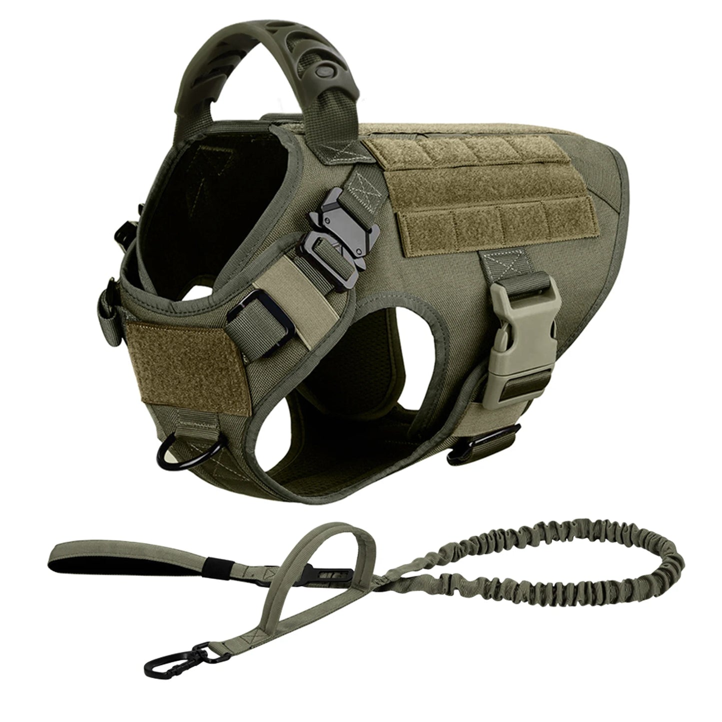 PETRAVELCN Nylon Dog Harness And Leash Set With Quick Release Vest