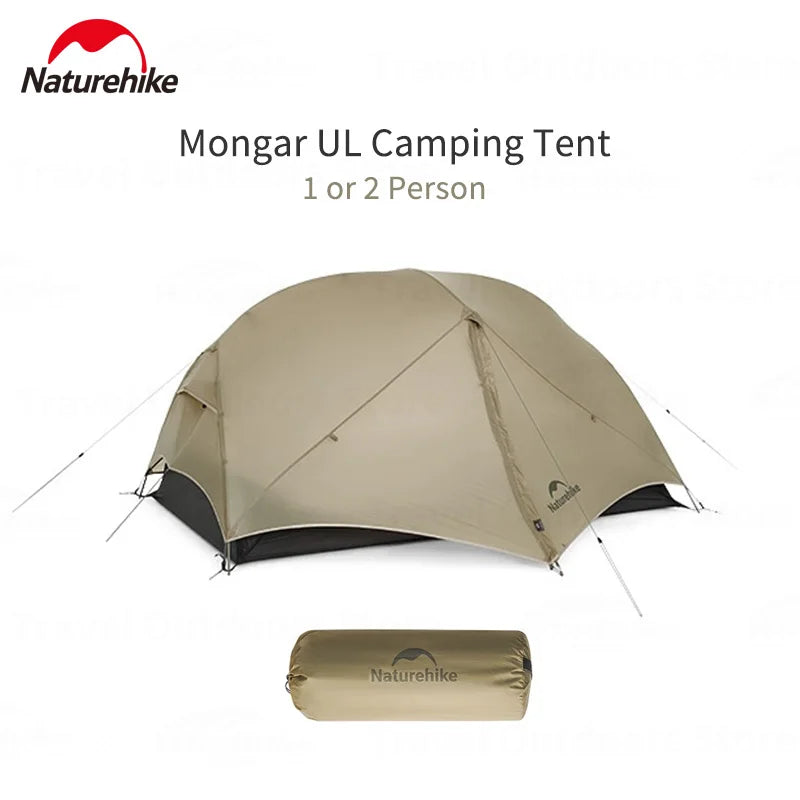 Naturehike Mongar UL Camping Tent 15D Nylon Waterproof 3 Seasons