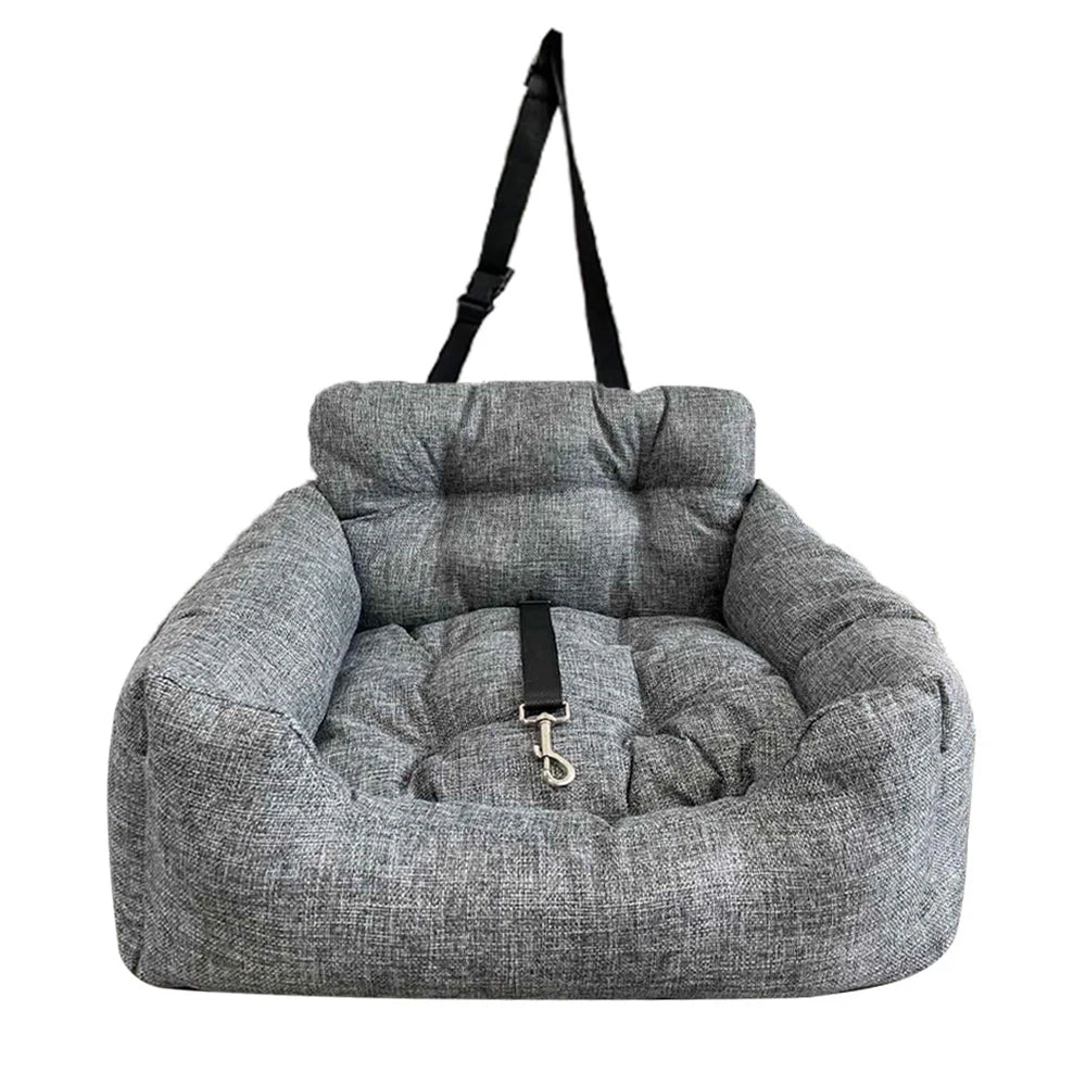 Pet Carrier Seat With Safety Strap For Dogs And Cats