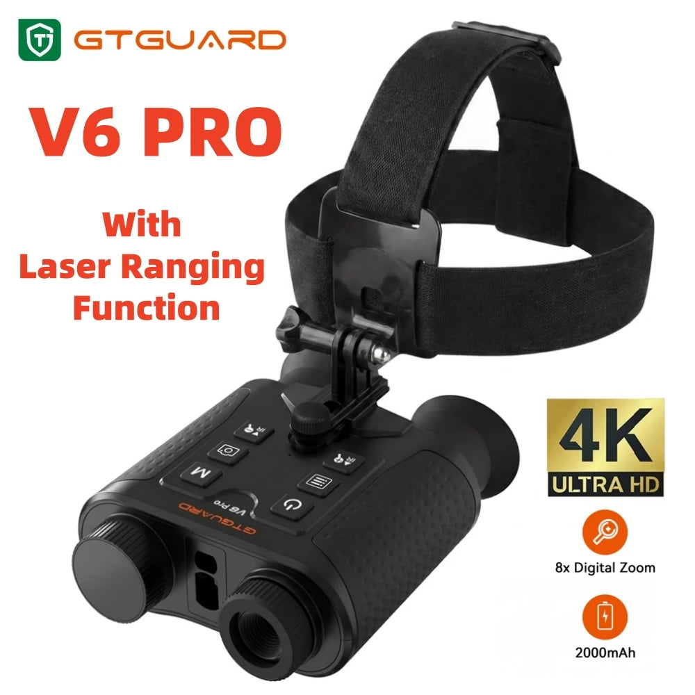 GTMEDIA Infrared 4K Night Vision Binoculars With 8X Zoom