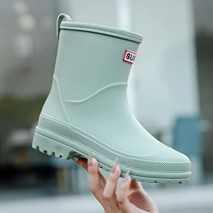 Nutropa Waterproof Rain Boots For Women Anti Slip Garden Shoes